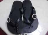 Chinelo decorado com Strass