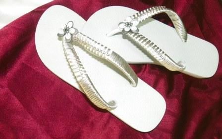 Chinelo Decorado Strass