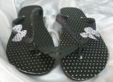 Chinelo decorado com Decoupage Adesivo
